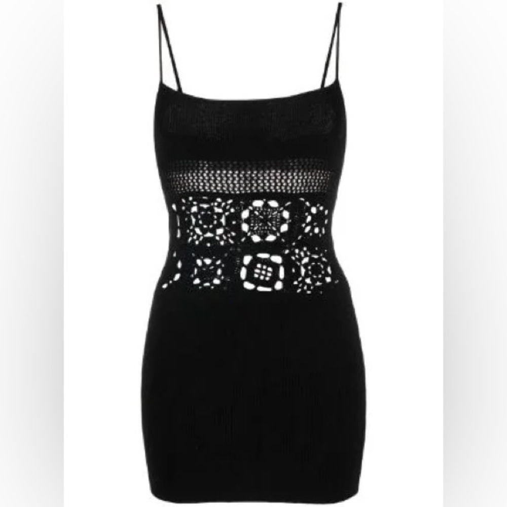 Danielle Guizio Cut-Out Detail Sleeveless Mini Dress
